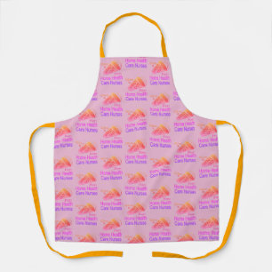 Tablier Shout Out for Home Health Care Nurses Apron