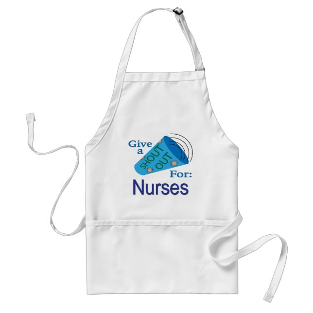 Tablier Shout Out for Nurses (Devant)