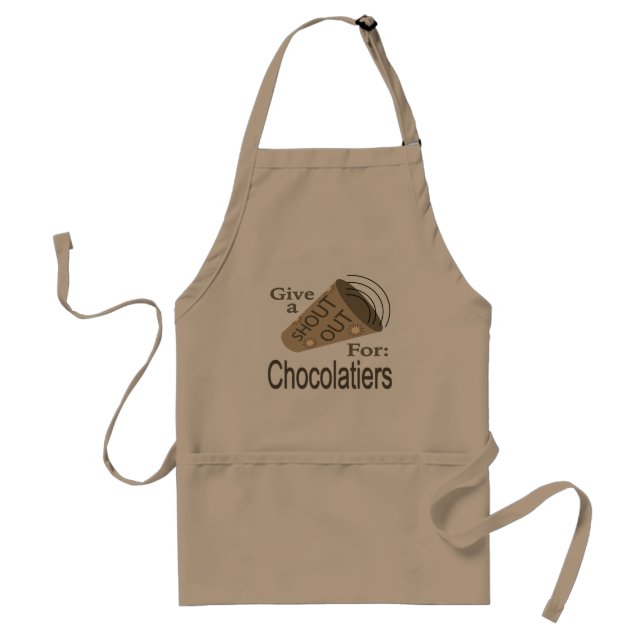Tablier Shout Out pour Chocolatiers Adulte Apron (Devant)