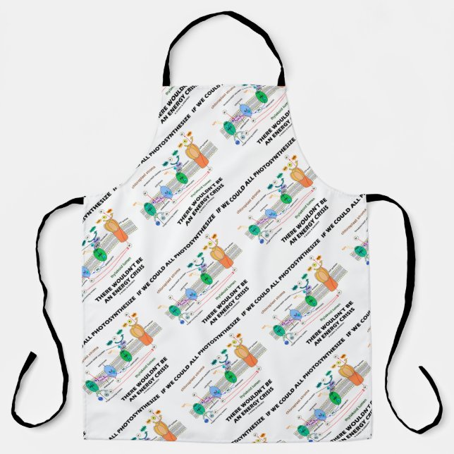 Tablier Si nous pouvions tous photosynthétiser ne serait p (Recto)