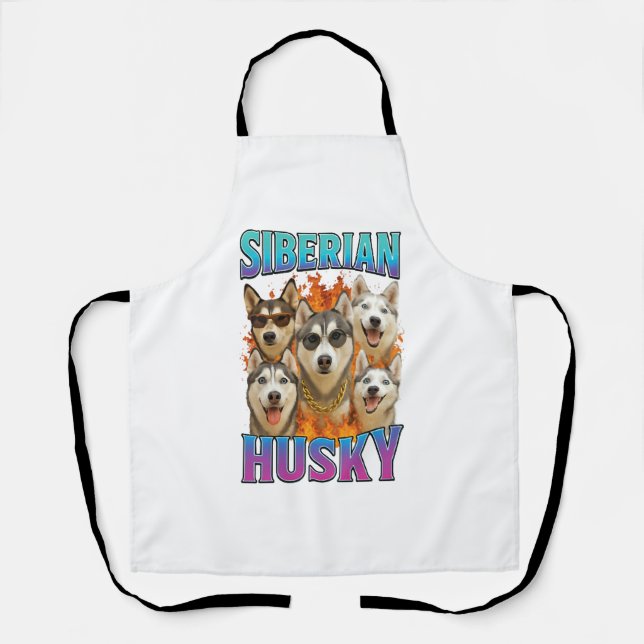Tablier Sibérien Husky (Recto)