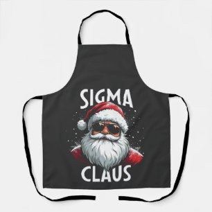 Tablier Sigma Claus Drôle Gen Alpha Collège Noël