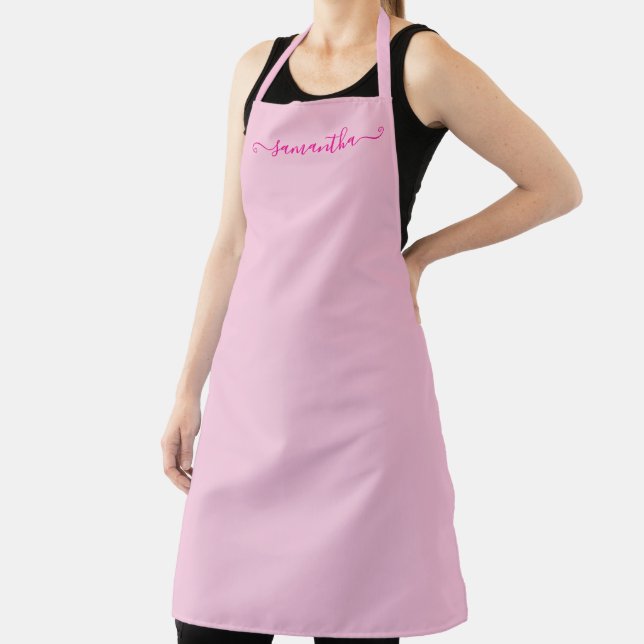 Tablier Signature Mignon Rose Chaud (Insitu)