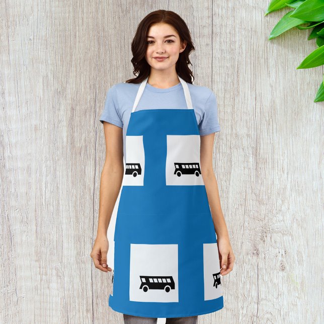 TABLIER SIGNE D'ARRÊT D'ARRÊT DE TRANSPORT PUBLIC (Créateur téléchargé)