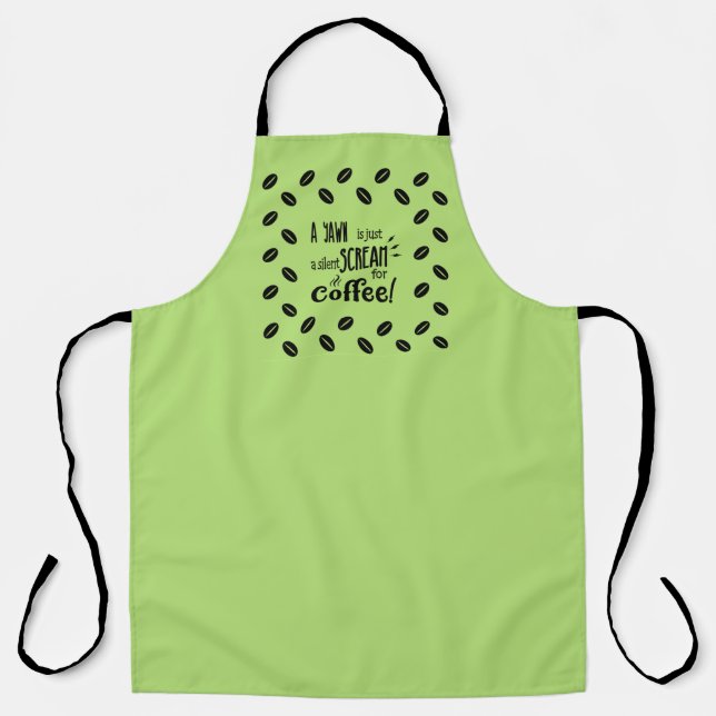 TABLIER SILENCE SCREAM APRON (Recto)