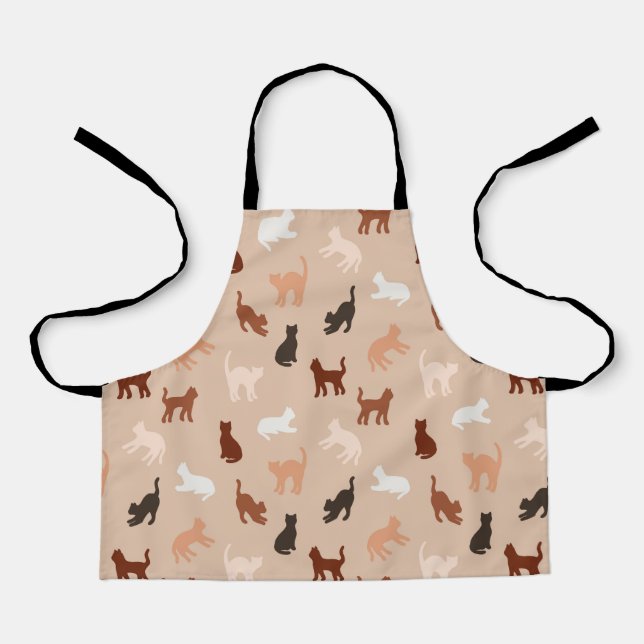 Tablier Silhouette de chat (Recto)