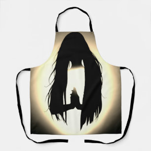 Tablier Silhouette de femme priante – Conception Foi & Grâ