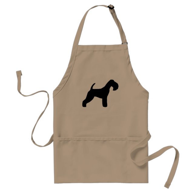 Tablier Silhouette de Terrier du Lakeland (Devant)