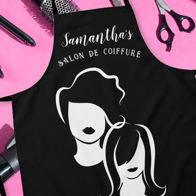 Tablier Silhouettes de coiffeur jazzy (Créateur téléchargé)
