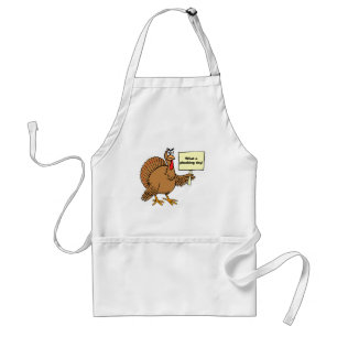 Tablier Silly Thanksgiving Blagues Quelle Journée De Plai