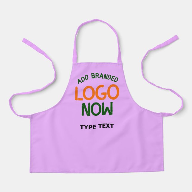 TABLIER SIMPLE CONTEMPORAIN NET MAUVE CLIENT À LA MODE (Recto)