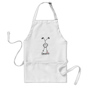 Tablier Simple Gymnaste Figurine Bâton
