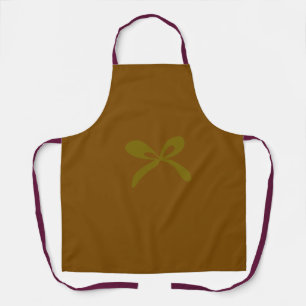 Tablier Simple logo personnalisé élégant minimaliste ici e