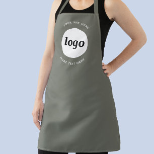 Tablier Simple Logo Texte Professionnel Promotionnel Sage 