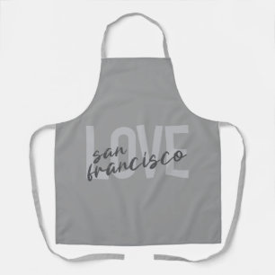 Tablier Simple, moderne, design urbain Love San Francisco