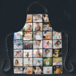 Tablier Simple Moderne Grand Collage de 29 Photos<br><div class="desc">Mettez en valeur vos souvenirs préférés lors de la cuisson ou de la création avec ce tablier personnalisé en collage de photos, doté d'une disposition de 29 photos qui transforme les tâches quotidiennes en moments empreints d'amour et de nostalgie. Chaque carré de photo est disposé dans une grille épurée pour...</div>
