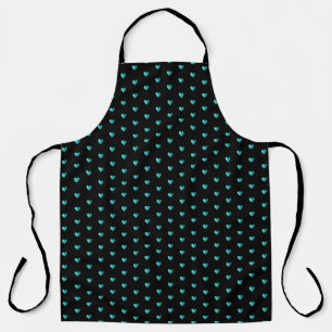 Tablier Simple Motif de coeur minuscule - Fille noire et T