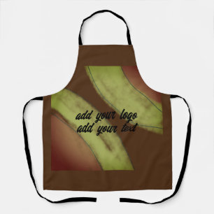 Tablier simple personnalisé BLACK mandala monogramme ajout