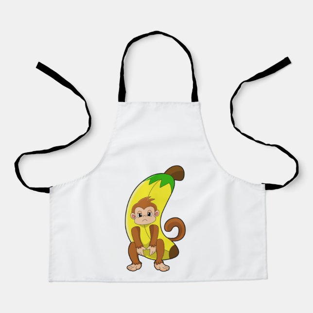 Tablier Singe à la banane (Recto)