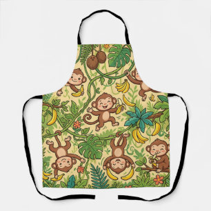 Tablier Singe Banane Jungle Swing