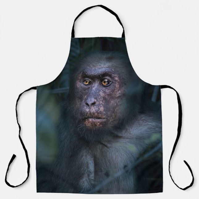 Tablier Singe dans la jungle (Recto)
