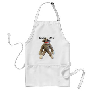 Tablier Singe de chaussette personnalisé