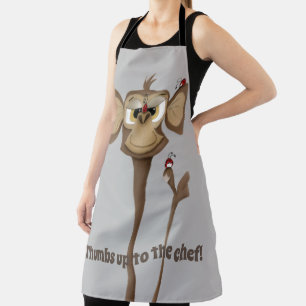Tablier Singe idiot et coccinelles