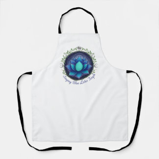 Tablier Singing Blue Lotus Temple Apron