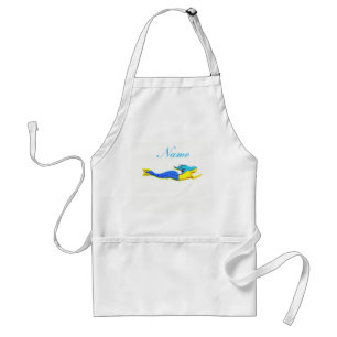 Tablier Sirène sous-marine customisée