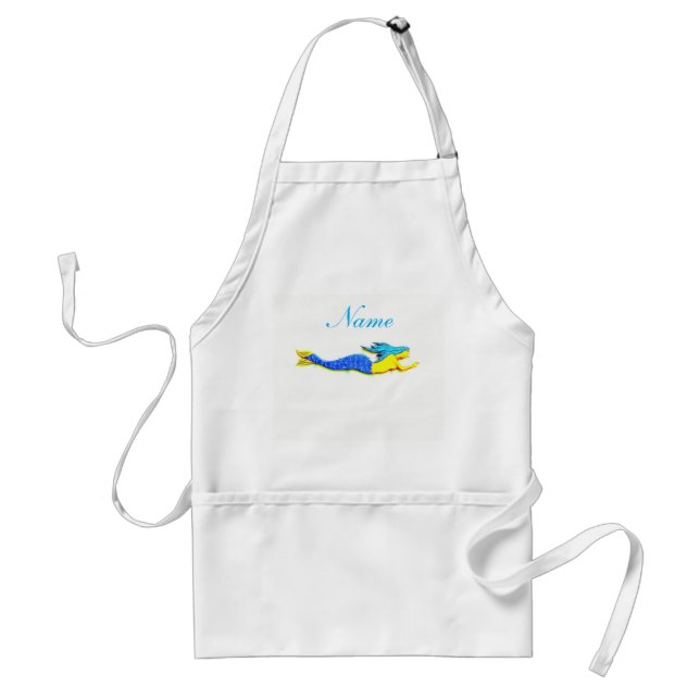Tablier sirène sous-marine customisée (Devant)