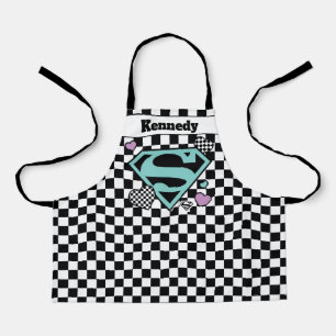 Tablier Skater Girl Supergirl Coeurs S-Shield