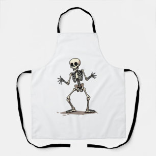 Tablier Skeleton Doing Dab - Drôle Halloween Dance Shi