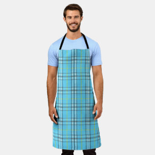 Tablier Sky Blue Plaid