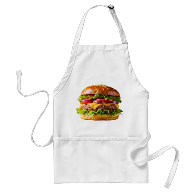 Tablier SlipperyJoe's mouthwatering cheeseburger crispy ba (Devant)
