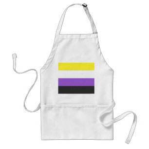 Tablier SlipperyJoe's Nonbinary Pride Drapeau gay cadeaux 