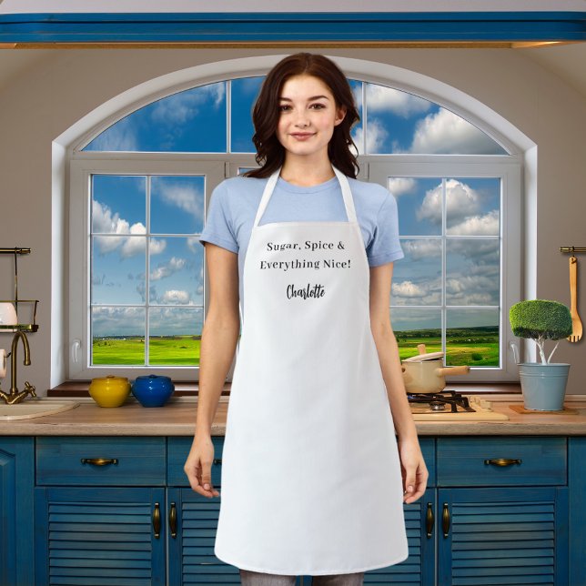 Tablier slogan en noir blanc du chef privé (Créateur téléchargé)