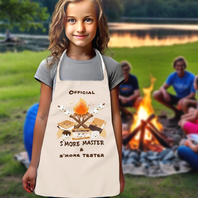 Tablier S'more Cute Fun Funny Campfire Kids (S'more Cute Fun Funny Campfire Kids' Apron)