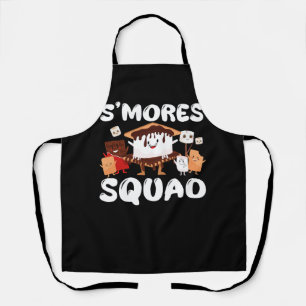 Tablier S'mores Marshmallows Funny Smores Squad Camping Ca