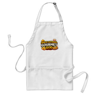 Tablier Snack-Sational Gourmet God!  Slogan Apron