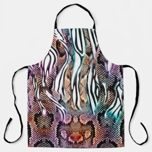 Tablier Snake Print, Animal print, ccolorful,