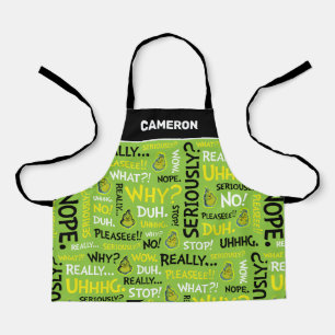 Tablier Snarky Grinch Grinch Snarky Phrase Motif