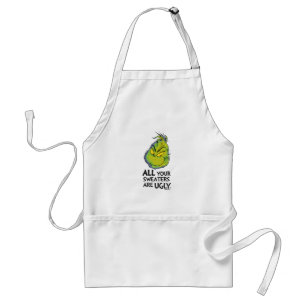 Tablier Snarky Grinch   Tous tes pulls sont moches