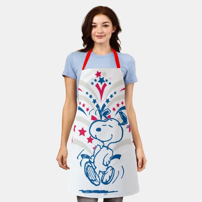 Tablier Snoopy 4 juillet Danse (Porté)