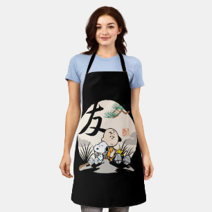 Tablier Snoopy, Charlie Brown et Woodstock - Ami