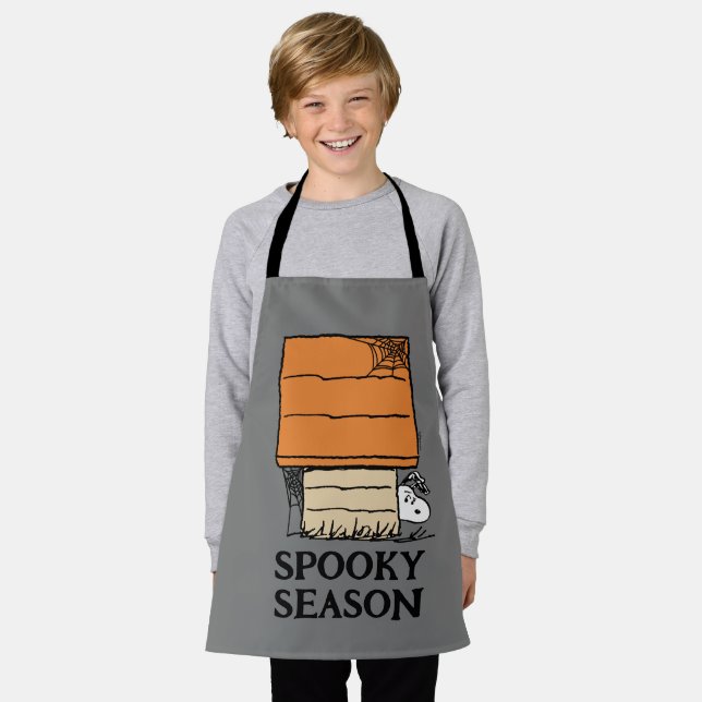 Tablier Snoopy Halloween Spider Web Doghouse (Porté)