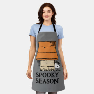 Tablier Snoopy Halloween Spider Web Doghouse