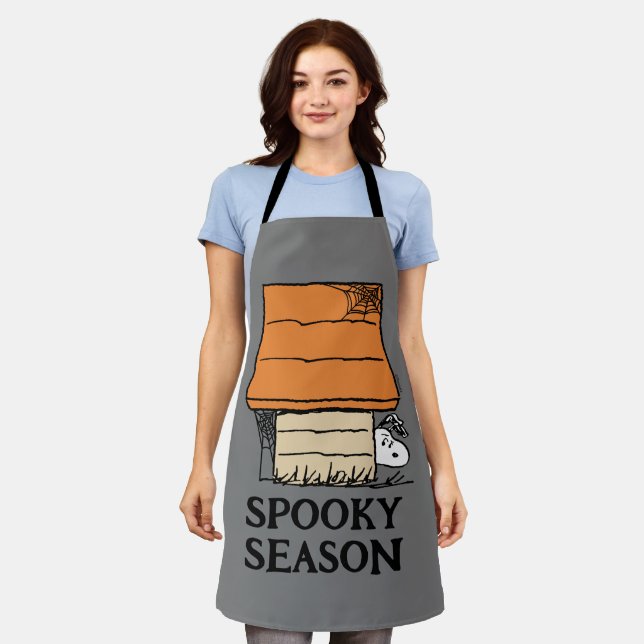 Tablier Snoopy Halloween Spider Web Doghouse (Porté)