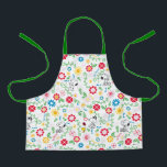 Tablier Snoopy So Sweet Flower Motif<br><div class="desc">Jetez un oeil à ce design super mignon avec Snoopy dans un motif de jardin fleuri et lumineux.</div>