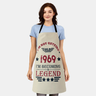Tablier Soirée personnalisée vintage de 55 ans