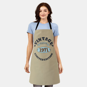 Tablier Soirée personnalisée vintage de 55 ans